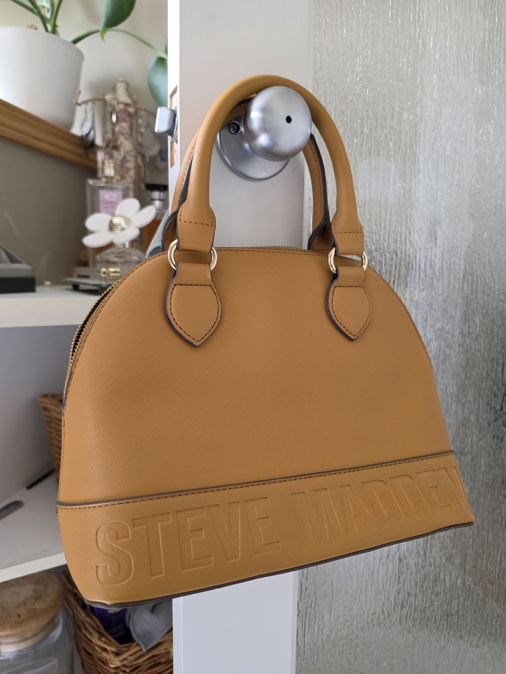 Steve Madden Mustard Dome Satchel - Mustard Yellow Women’s Bag